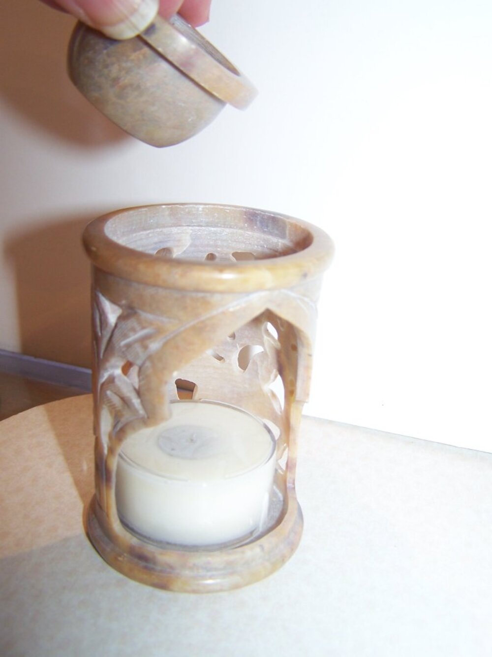 Wax Melt Warmer and Wax Melts Set - Sandalwood Patchouli - Picture 5 of 6